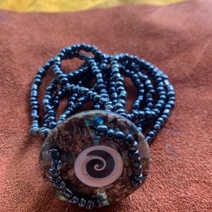 “Caracolito Pulsera” Bracelet Brand New Ecuadorean Peruvian possible hematite.